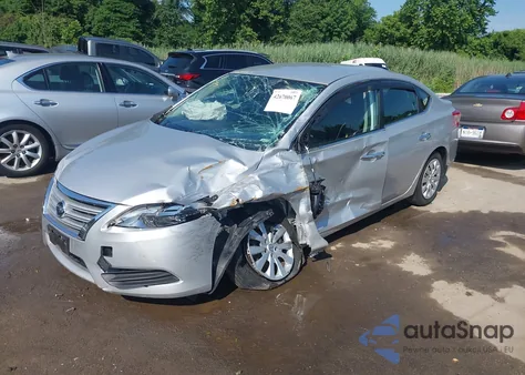 2015 Nissan Sentra Sv z USA, uszkodzony, nr VIN 3N1AB7AP6FL682156